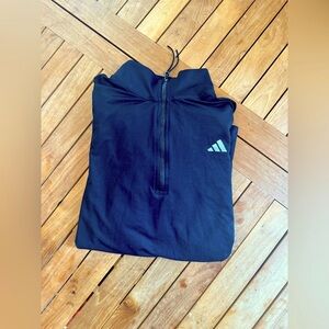 ADIDAS Running Half Zip Long Sleeve Top